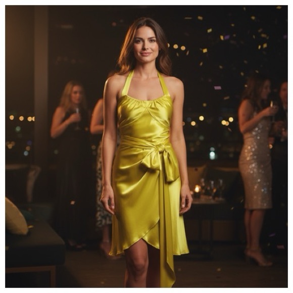 Silvia Tcherassi silk open back tie mini dress - Picture 11 of 11